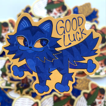 Good Luck Sticker (in stock!)